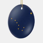 Alaska's vlag keramisch ornament (Rechts)
