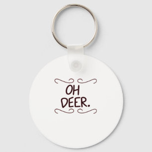 Alastor Oh Deer Creatief Kunstontwerp Sleutelhange Sleutelhanger
