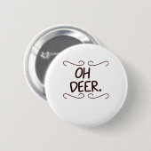 Alastor Oh Deer Creative Art Design Ronde Button 5,7 Cm (Voorkant /achterkant)