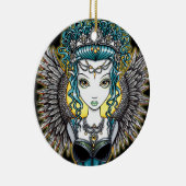 "Alaura" Gothic Angel Ornament (Rechts)