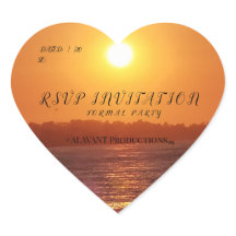 ALAVANT Proz #PACIFIC OCEAN_SUNSET_Invitations