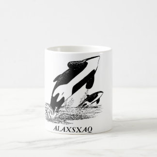ALAXSXAQ - Coffee Mok - Orca Graphic