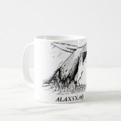 ALAXSXAQ - KoffieMok - Humpback Whale Graphic (Voorkant links)