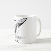 ALAXSXAQ - Tasse de café - graphique de baleine de (Devant droit)