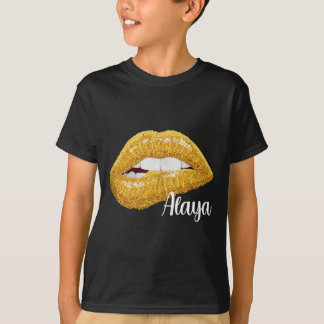 Alaya - cadeau met eerste naam zonder mouwen t-shirt