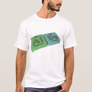 Alba als Aluminium Al en Barium Ba T-shirt