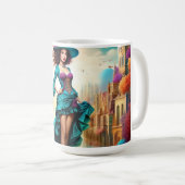 Alba Een Fantasy Dame Koffiemok (Voorkant rechts)