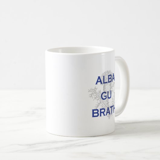 "Alba Gu Brath" Gaelic "Scotland Forever" Mok (Voorkant rechts)