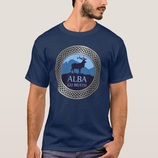 Alba Gu Brath Knot T-Shirt (Voorkant)