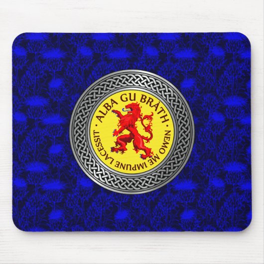 Alba Gu Brath Lion Rampant Knot Muismat (Voorkant)