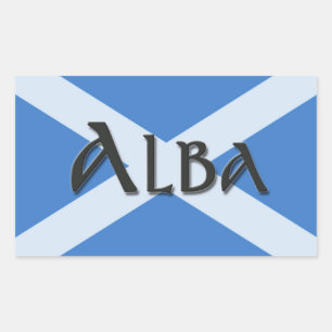 Alba Saltire Rechthoekige Sticker