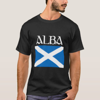 Alba Scotland Flag Leine Graphic Schots-Gaelisch P T-shirt