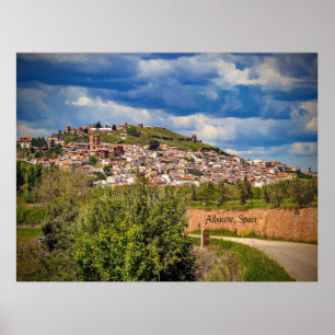 Albacete, Spaanse cityscape-foto, Poster