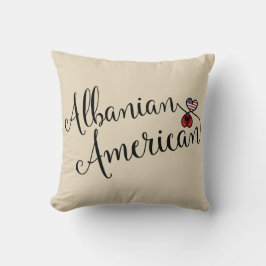 Albanees - Amerikaans met een tweeling - Throw Cus Kussen