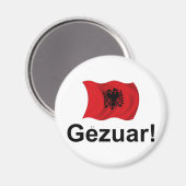 Albanees Gezuar! (Cheers) Magneet (Voorkant / Achterkant)