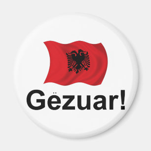Albanees Gezuar! (Proost) Magneet