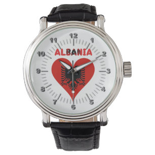 Albanees hart horloge