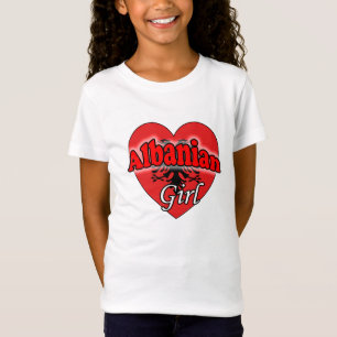 Albanees meisje t-shirt