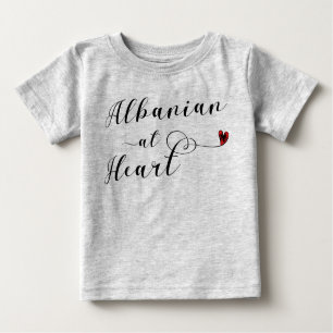 Albanees op Heart Tee Shirt, Albanië