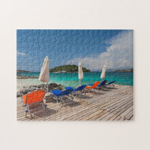 Albanees Riviera, Ksamil, stadscentrum Legpuzzel