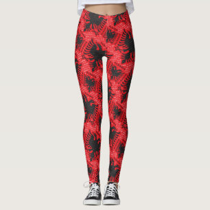 Albanees vlagpatroon 2 leggings