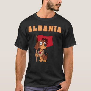 Albanese Fans Albanië Dachshund T-shirt