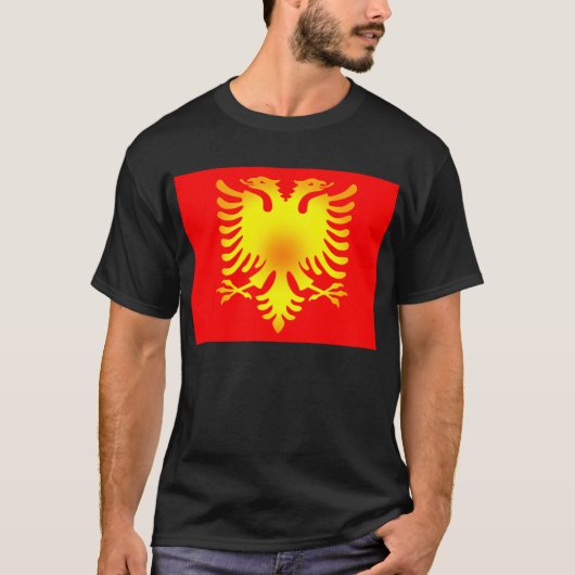 Albanese Golden Eagle Flag T-shirt (Voorkant)