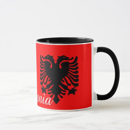 Albanese koffie-Mok Mok (Rechts)