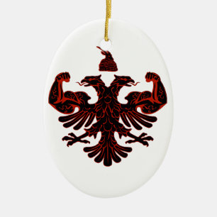 Albanese macht keramisch ornament