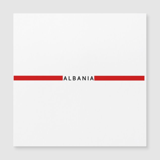 Albanese minimalistische vlag (Voorkant)