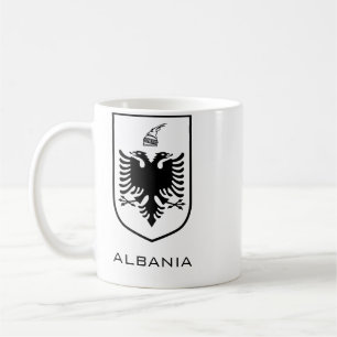 Albanese Nationale Wapen Heritage Ink Koffiemok