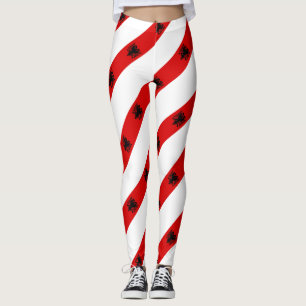 Albanese strepen vlag leggings