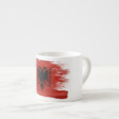 Albanese vlag espresso kop (Voorkant rechts)