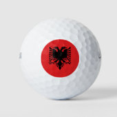 Albanese vlag golfballen (Voorkant)