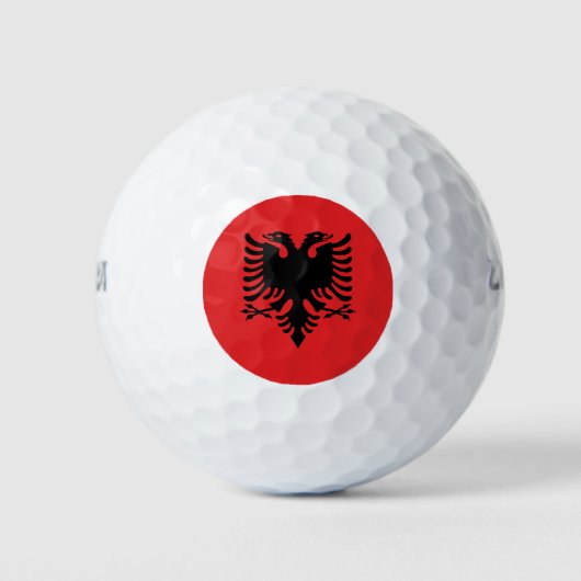 Albanese vlag golfballen (Voorkant)