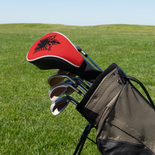 Albanese vlag golfheadcover (Insitu)