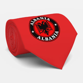 Albanese Vlag Halsband, Stijlvolle Albanese Vlag S Stropdas