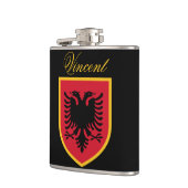 Albanese vlag heupfles (Links)