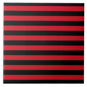 Albanese vlag kleuren strepen land symbool patroon tegeltje