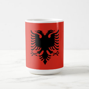 Albanese vlag koffiemok