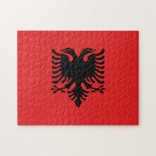Albanese vlag legpuzzel