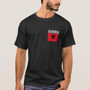 Albanese Vlag Patriottisch Nationale Roots Souveni T-shirt