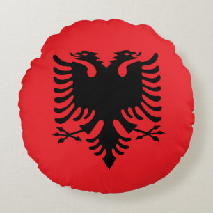 Albanese vlag rond kussen