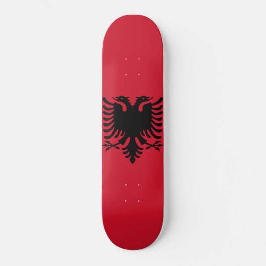 Albanese vlag skateboard (Voorkant)