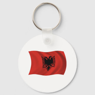 Albanese Vlag Sleutelhanger