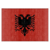 Albanese vlag snijplank (Voorkant)