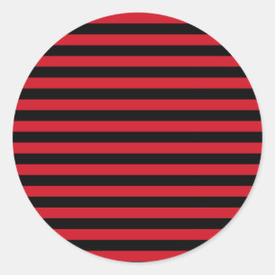 Albanese vlag strepen land symbool patroon rood ronde sticker