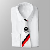 Albanese vlag stropdas (Gebonden)