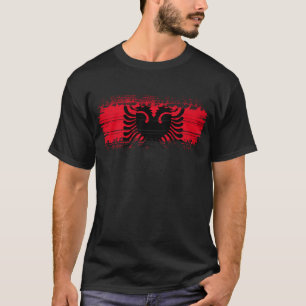 Albanese vlag t-shirt