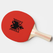 Albanese vlag tafeltennisbatje (Zijkant)